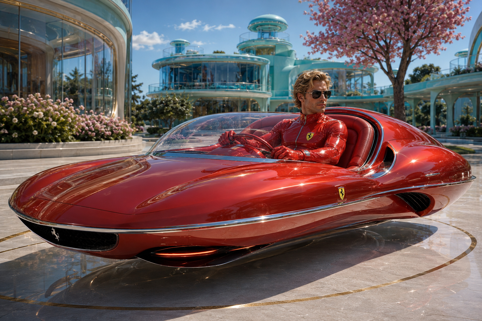 Andrea sulla Ferrari galattica